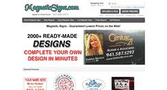 Desktop Screenshot of magneticsigns.com